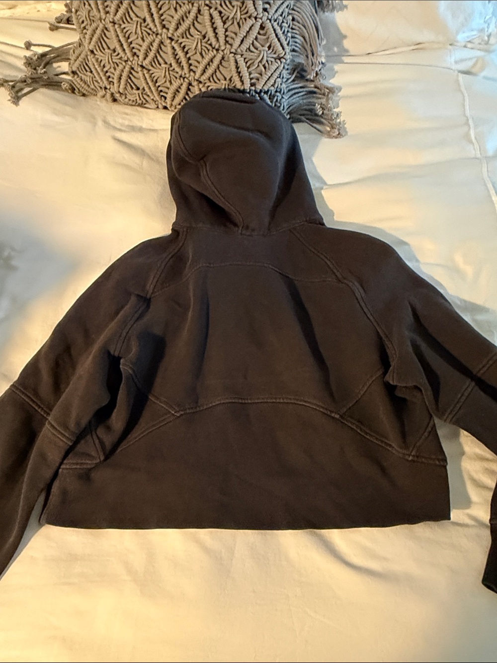 lululemon athletica Black Cropped Half-Zip Hoodie - Picture 4 of 4